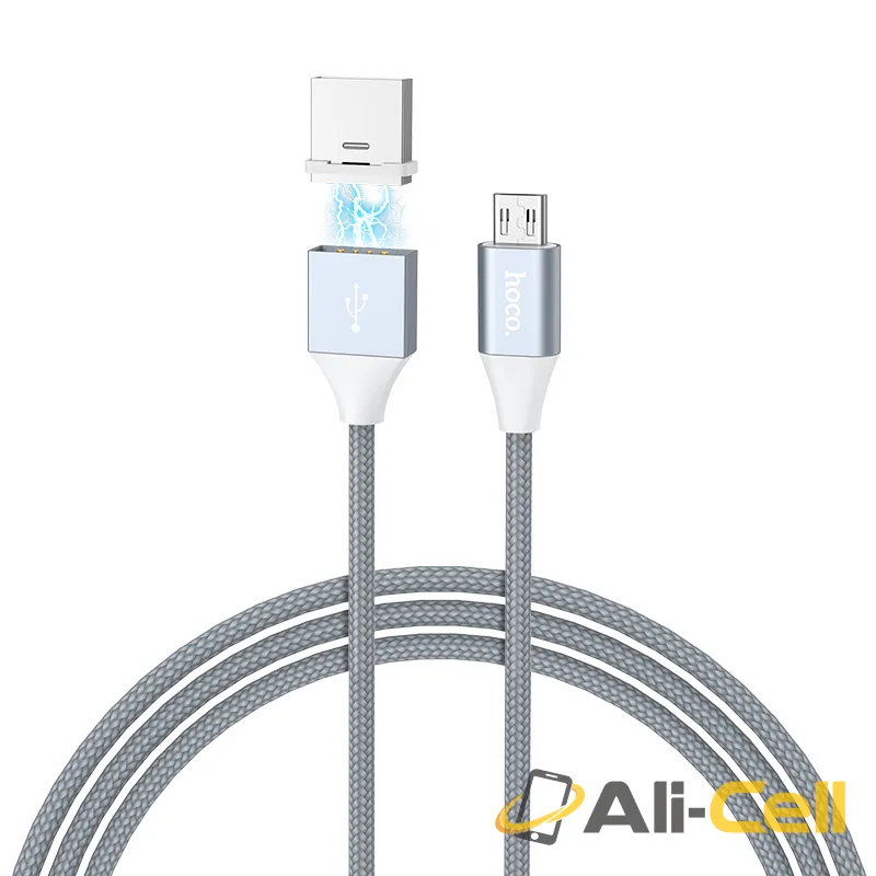 Cable USB to Micro-USB «U40B Magnetic» charging data sync (1.0m) — 2
