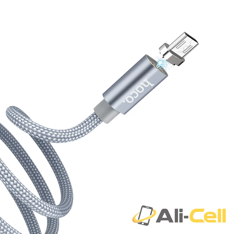 Cable USB to Micro-USB «U40A Magnetic» charging data sync (1.0m) — 2