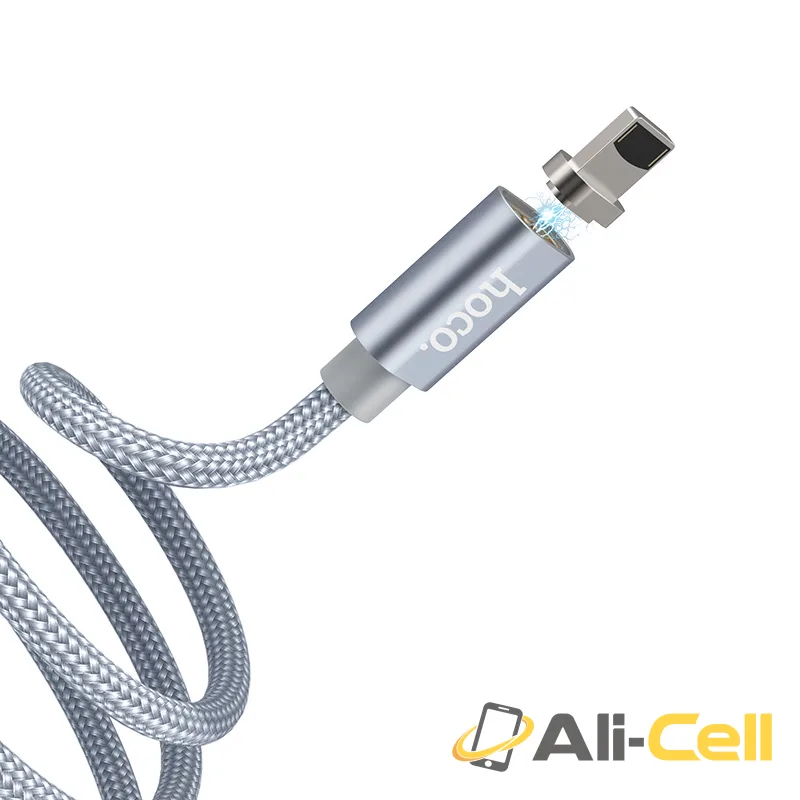 Cable USB to Lightning «U40A Magnetic» charging data sync (1.0m) — 3