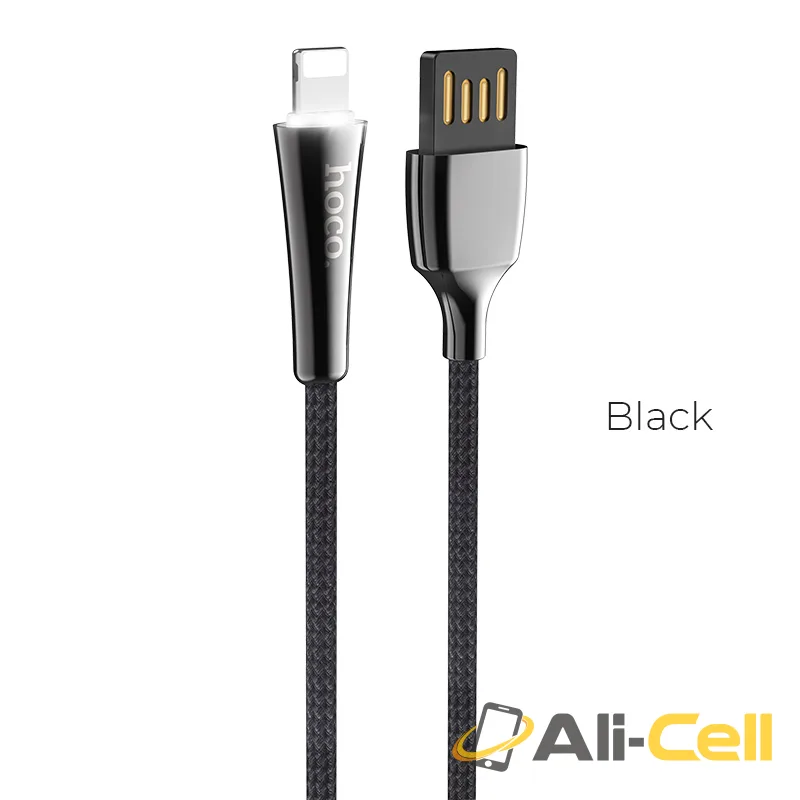 Cable USB to Lightning «U41 Soft light» charging data sync (1.2m)