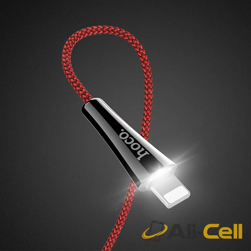 Cable USB to Lightning «U41 Soft light» charging data sync (1.2m) — 3