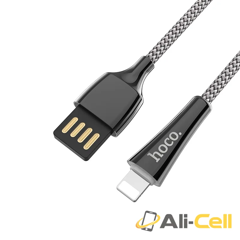 Cable USB to Lightning «U41 Soft light» charging data sync (1.2m) — 2