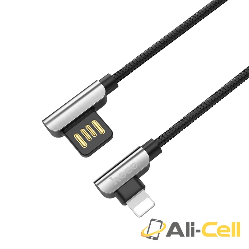 Cable USB to Lightning «U42 Exquisite steel» charging data sync (1.2m) — 2