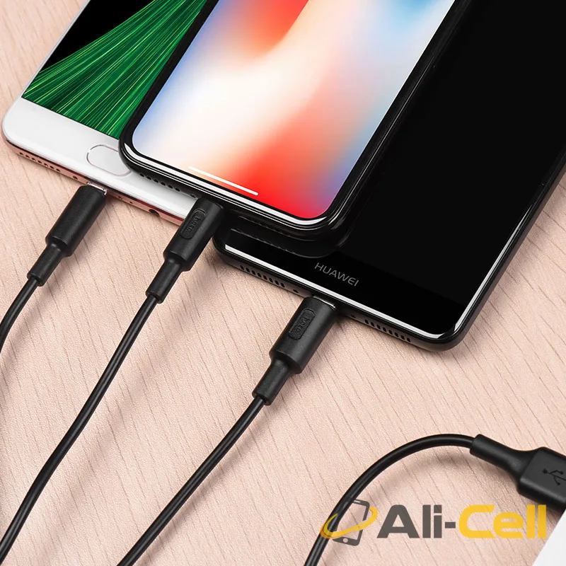 Cable USB to Lightning Micro-USB Type-C «X25 Soarer» charging wire (1.0m) — 5