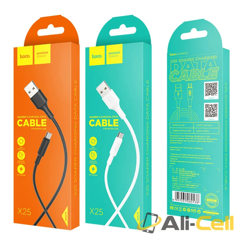 Cable USB to Micro-USB «X25 Soarer» charging data sync (1.0m) — 7