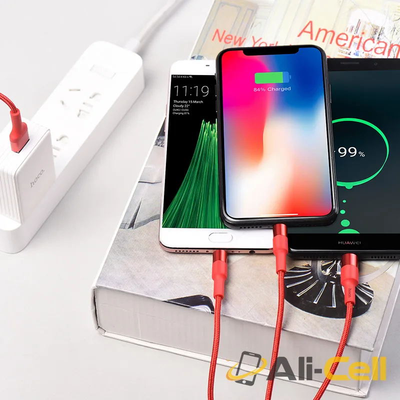 Cable USB to Lightning Micro-USB Type-C «X26 Xpress» charging wire (1.0m) — 6