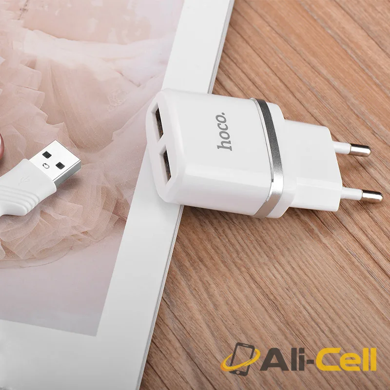 Wall charger “C12 Smart” EU plug double USB charging adapter (Single) — 7