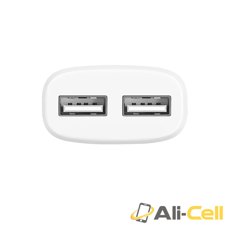 Wall charger “C12 Smart” EU plug double USB charging adapter (Set With Micro Usb Cable) — 3