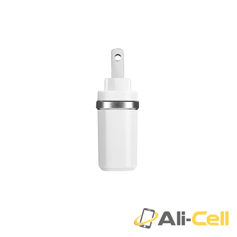 Wall charger “C12A Smart” US plug double USB charging adapter (Single) — 4
