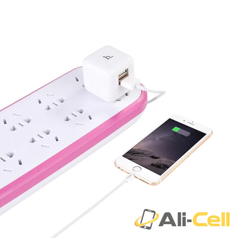 Wall charger “UH201” US plug dual USB charging adapter — 6