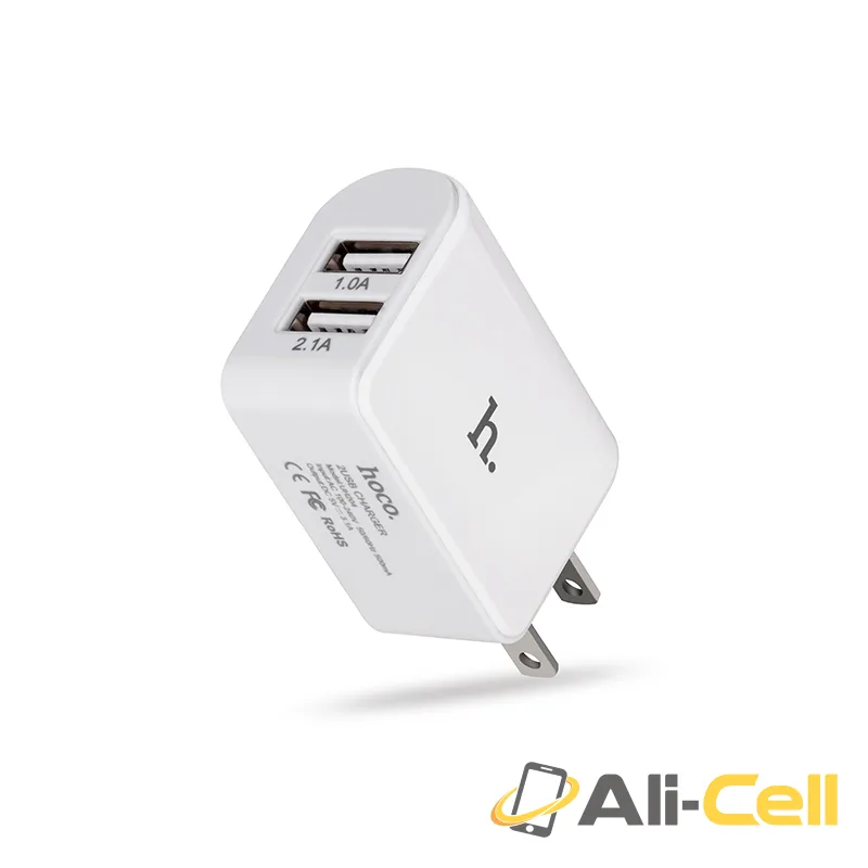 Wall charger “UH204” US plug dual USB charging adapter — 2