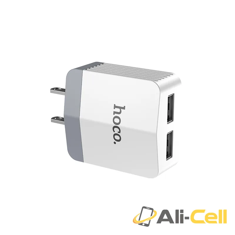 Wall charger “C13B” US plug dual USB charging adapter — 4