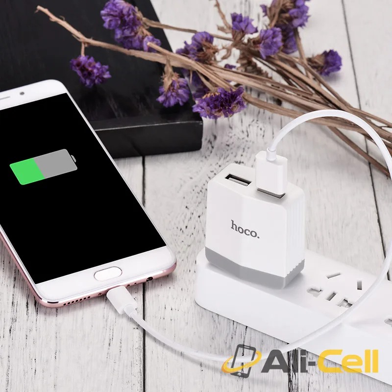 Wall charger “C13B” US plug dual USB charging adapter — 7