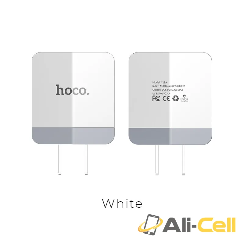 Wall charger “C13A” US plug single USB charging adapter