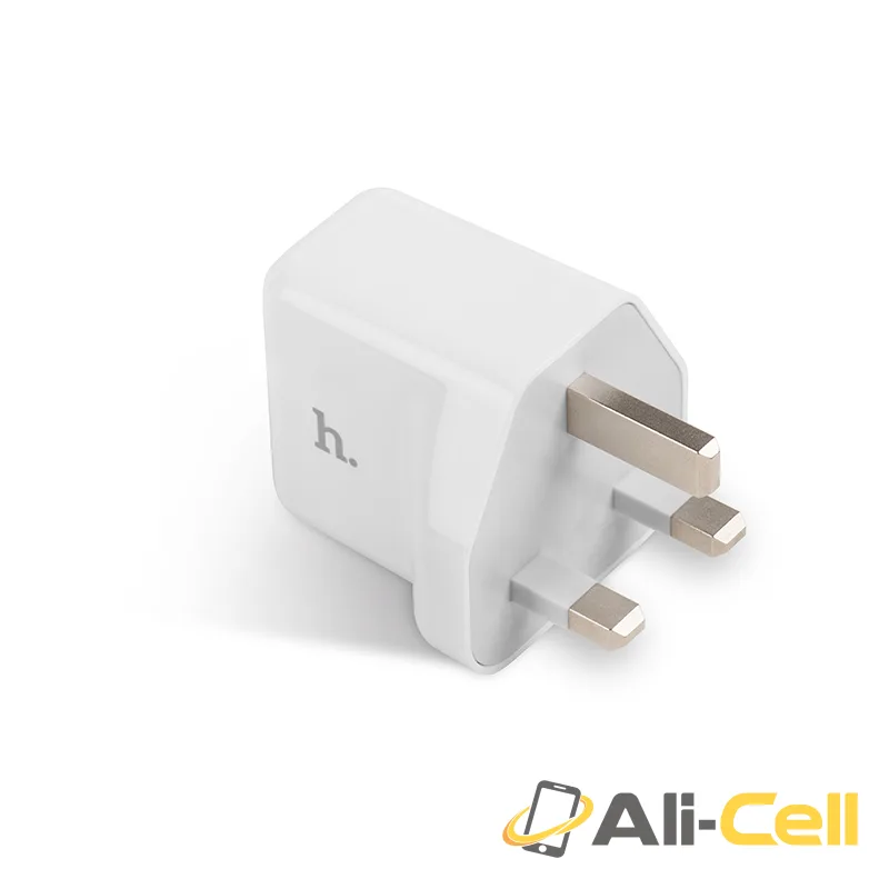 Wall charger “UH205” UK plug dual USB charging adapter — 4