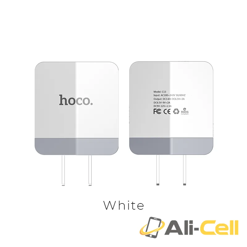 Wall charger “C13 Quick” QC3.0 US plug single USB