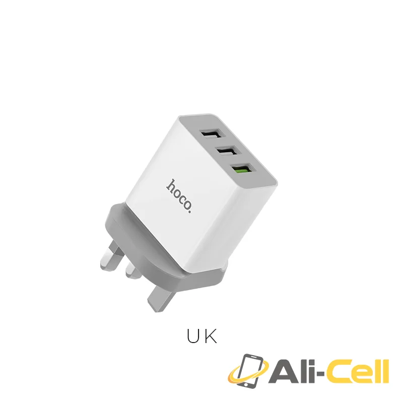 Wall charger “C24B Bele” QC3.0 three USB quick charging (UK)