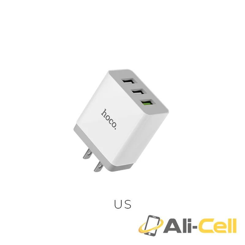 Wall charger “C24B Bele” QC3.0 three USB quick charging (US)