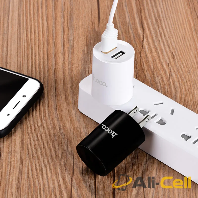 Wall charger “C14 Elite” US plug dual USB LED indicator (Set With Lightning Cable) — 6