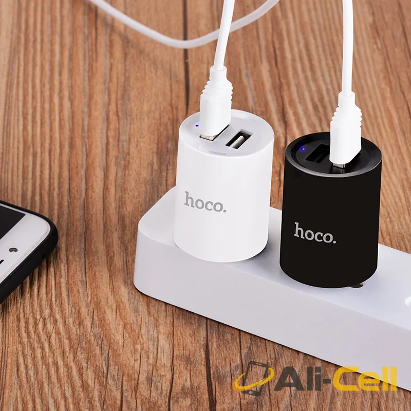 Wall charger “C14 Elite” US plug dual USB LED indicator (Set With Micro Usb Cable) — 7