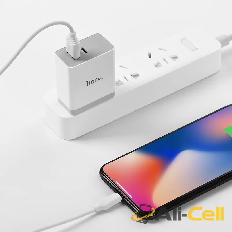 Wall charger “C24A Bele” QC3.0 USB-A & USB-C output quick charging (US) — 5