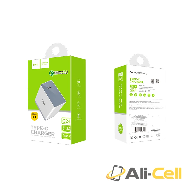 Wall charger “C24 Bele” QC3.0 USB-C output quick charging (EU) — 7