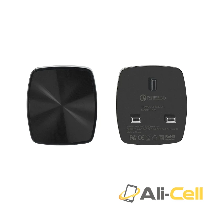 Wall charger “C26 Mighty power” QC3.0 single USB charging adapter (EU) — 4