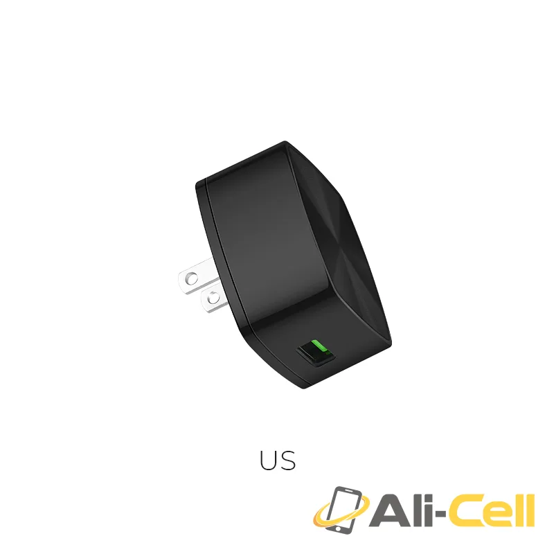 Wall charger “C26 Mighty power” QC3.0 single USB charging adapter (US)