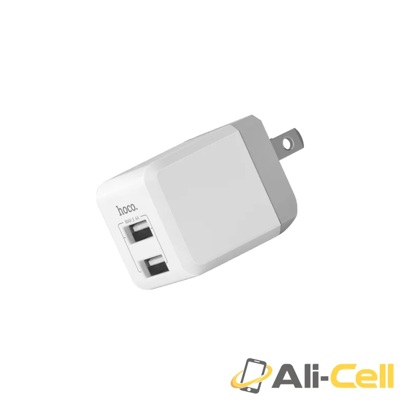 Wall charger “C30 Sincere” folding US plug dual USB — 2