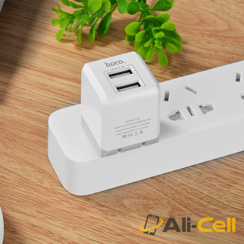 Wall charger “C30 Sincere” folding US plug dual USB — 6