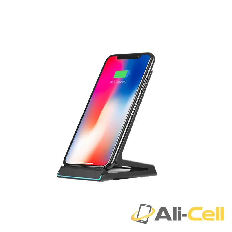 Wireless charger “CW1B Z-shape” portable tabletop charging dock — 3