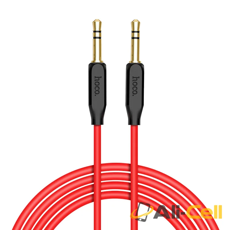 Cable 3.5mm to 3.5mm “UPA11” audio AUX TPE braid (1.0m) — 2