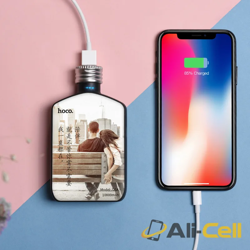 Power bank «J21A Heart words» 10000 mAh LED power indicator — 6
