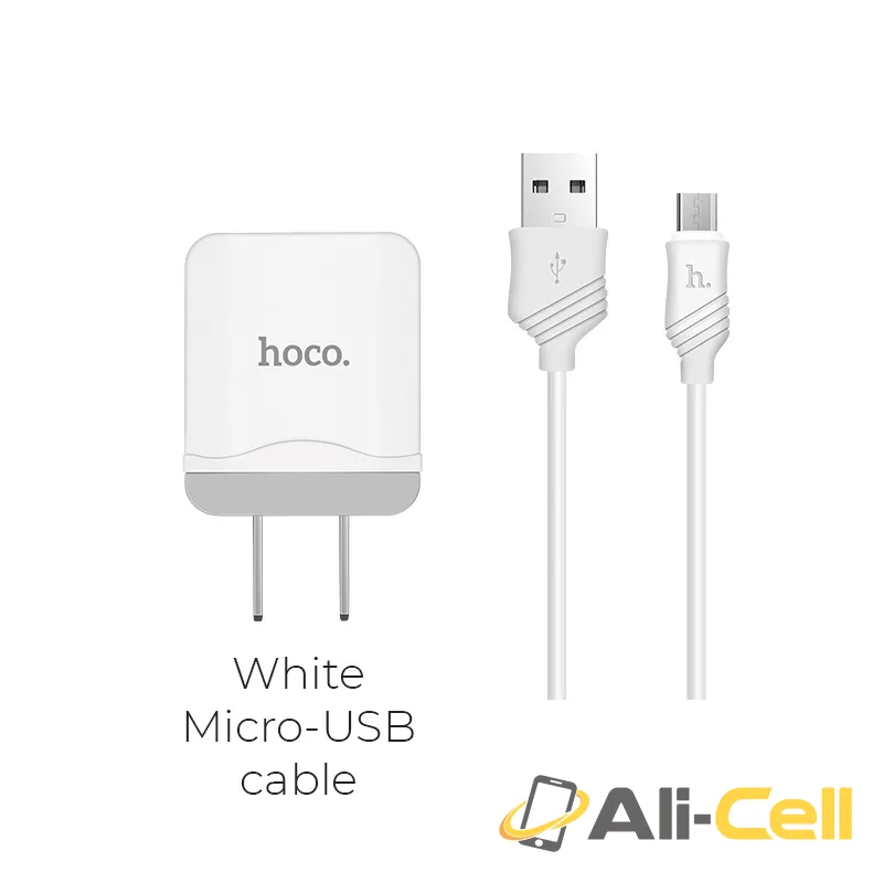 Wall charger “C22 Little superior” US plug single USB set with cable (Set With Micro Usb Cable)