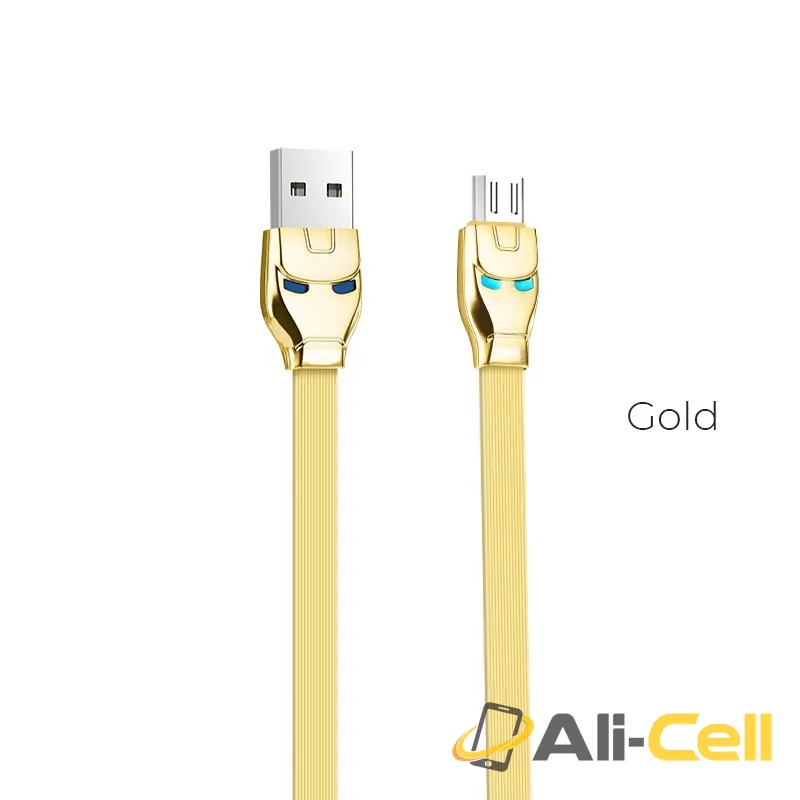 Cable USB to Micro USB «U14 Steel man» charging data sync (1.2m)