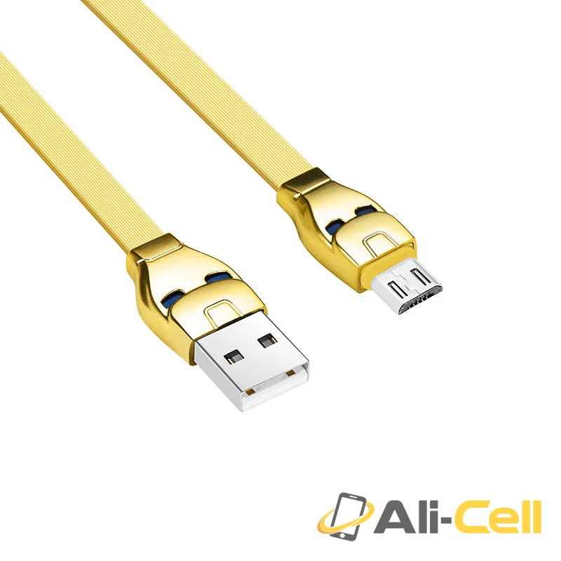 Cable USB to Micro USB «U14 Steel man» charging data sync (1.2m) — 2