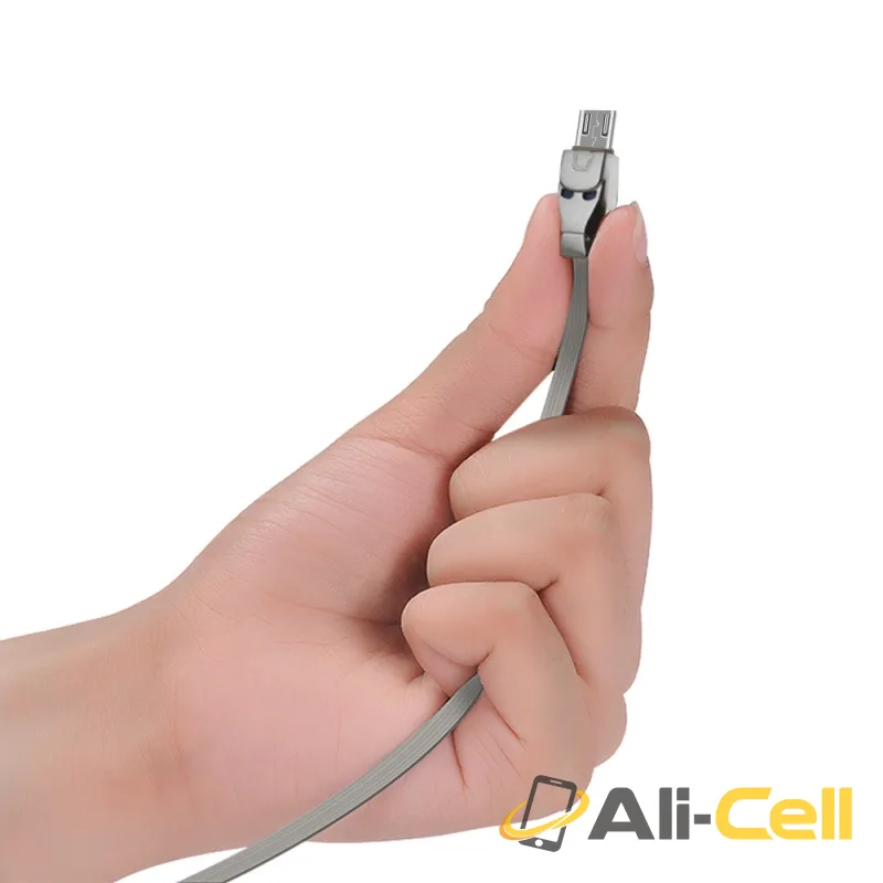 Cable USB to Micro USB «U14 Steel man» charging data sync (1.2m) — 4