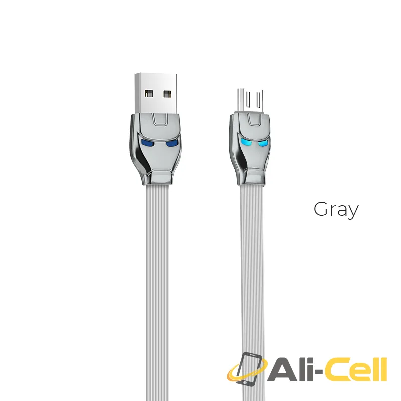 Cable USB to Micro USB «U14 Steel man» charging data sync (1.2m)