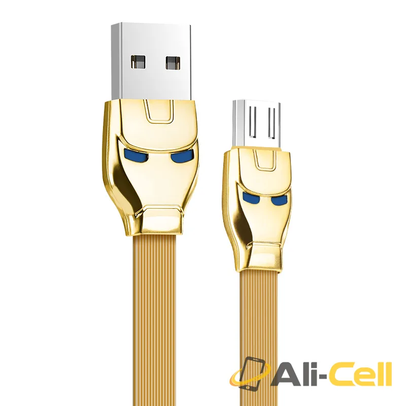 Cable USB to Micro USB «U14 Steel man» charging data sync (1.2m) — 3