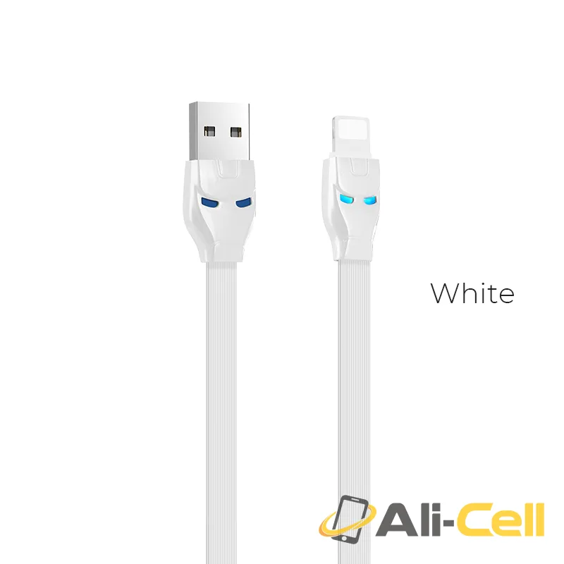 Cable USB to Lightning «U14 Steel man» charging data sync (1.2m)