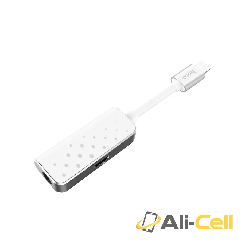 Adapter Lightning to 3.5mm jack «LS11» 2 in 1 audio converter — 2