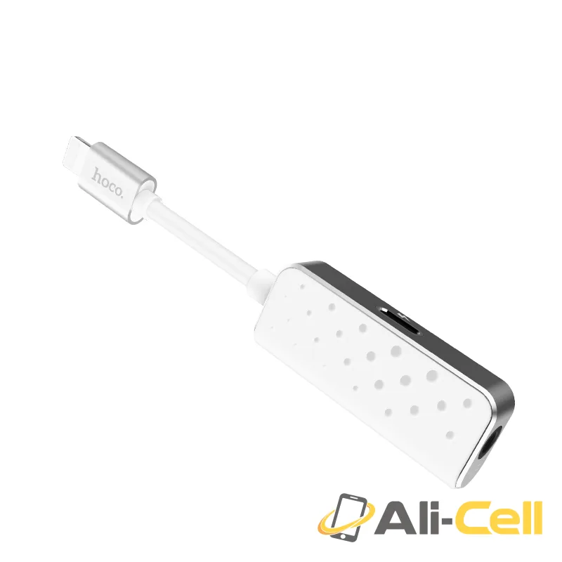Adapter Lightning to 3.5mm jack «LS11» 2 in 1 audio converter — 4
