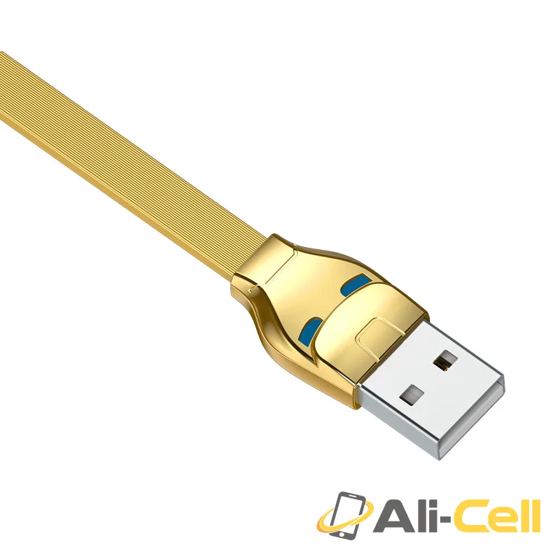 Cable «U14 Steel man 3in1» charging Lightning Micro USB Type C (1.3m) — 4