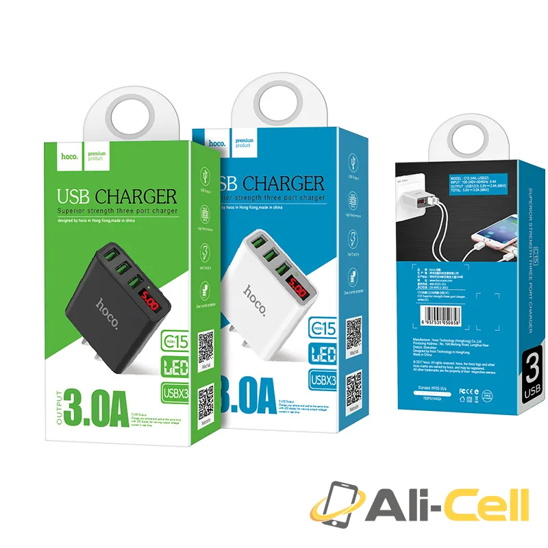 Wall charger “C15 Superior strength” US plug triple USB — 7