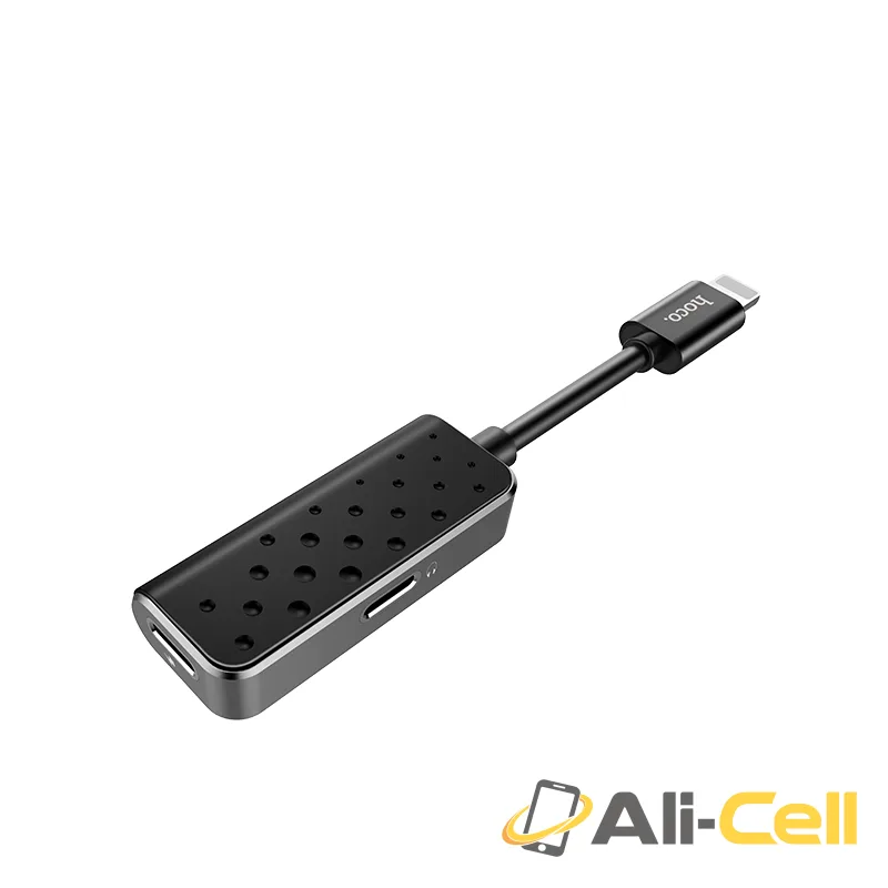 Adapter Lightning to 2xLightning «LS12» 2 in 1 audio converter — 2