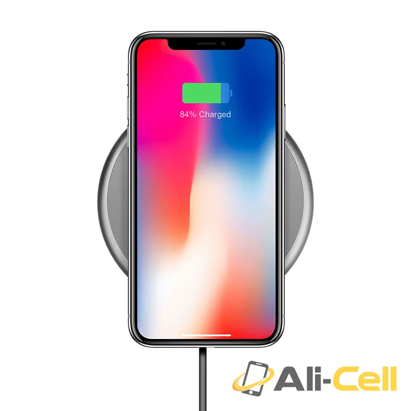 Wireless charger “CW3A Round” portable tabletop charging dock — 3
