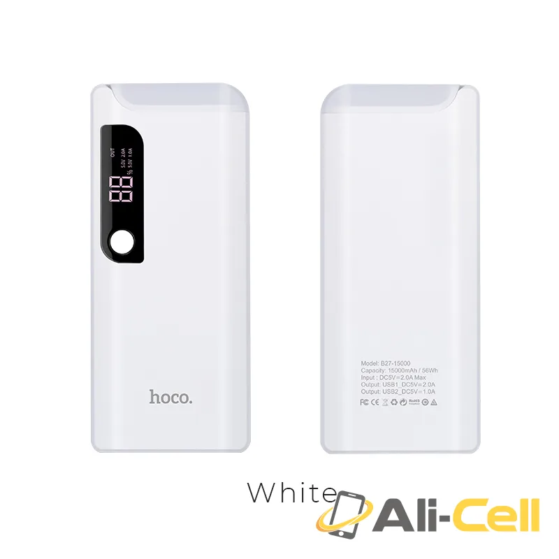 Power bank «B27-15000 Pusi» 15000 mAh with tabletop lamp