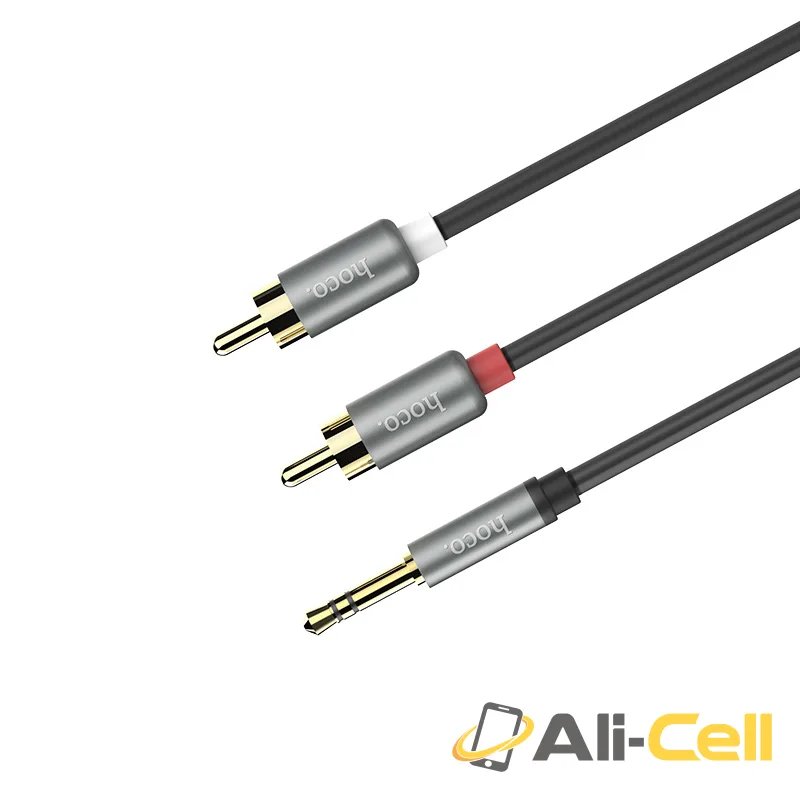 Cable dual RCA to 3.5mm “UPA10” audio plated plugs (1.5m) — 2