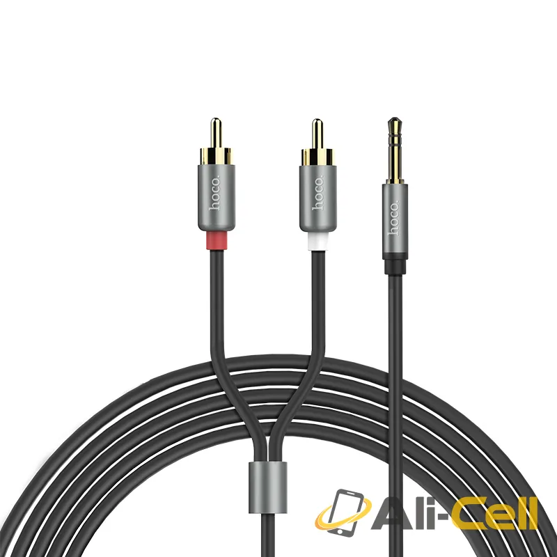 Cable dual RCA to 3.5mm “UPA10” audio plated plugs (1.5m) — 3