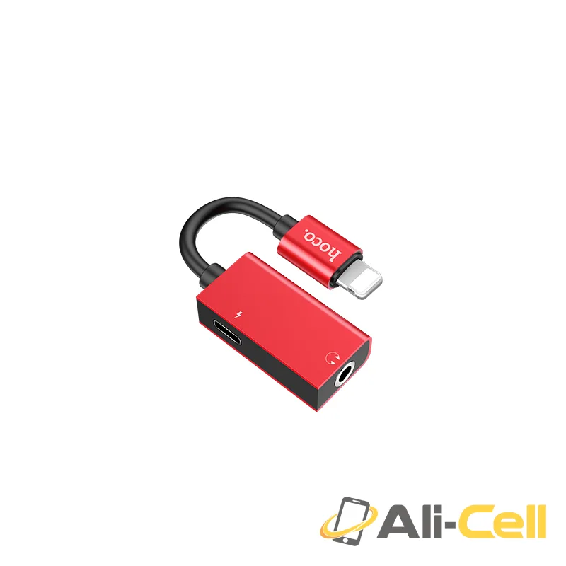 Adapter Lightning to 3.5mm jack «LS16» 2 in 1 audio converter — 2